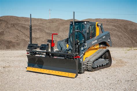 gps skid steer|skid steer laser grader.